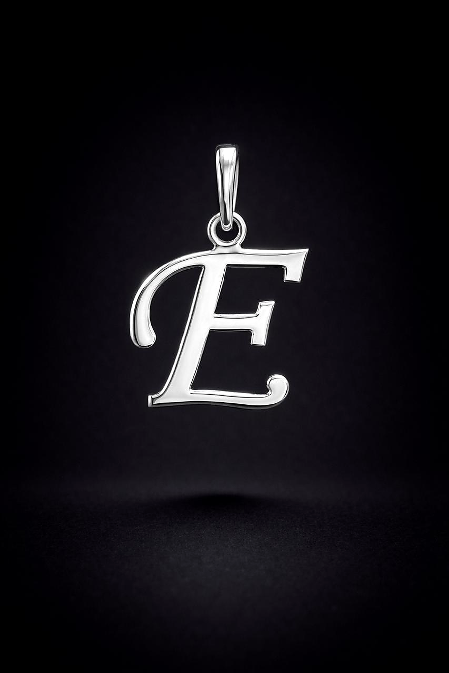Initial "E" Pendant – "Eternal Initial"